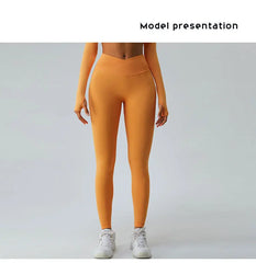 High Waist Cross Yoga Pants for Women