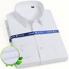 Classic Long Sleeve Solid/striped Shirts Shirt