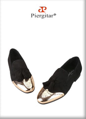 Mocassin en cuir noir