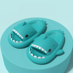 Kids Slippers Shark Flip Flops Soft Sole Cartoon
