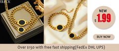 Waterproof Stainless Steel Metal Chain Necklace Bracelet