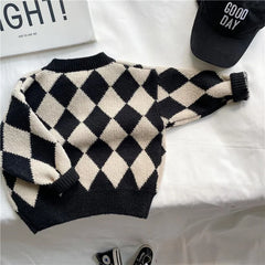 Woolen Sweater Cotton Knitting Cardigan Warm Thicken Velvet