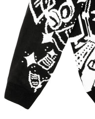 Vintage Knitted Sweater Jumper Winter Unisex Cotton Pullover Streetwear