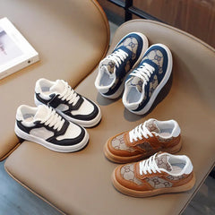 Sports Shoes Students Lace-up Light Sneakers for Girls Versatile Shoes