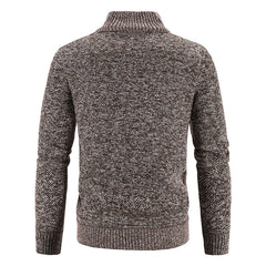 Sweater Jacket  Cold Coat Fleece Zipper Cardigan