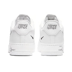 Nike Air Force 1 Low"Carabiner Swoosh"White Red Casual Retro Sneakers