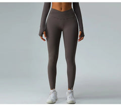 High Waist Cross Yoga Pants for Women