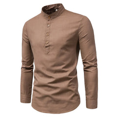 Cotton Long-Sleeved Shirts