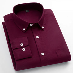 Classic fit fashion 100%Cotton long-sleeve shirt