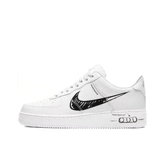 Nike Air Force 1 Low"Carabiner Swoosh"White Red Casual Retro Sneakers