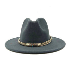 Wide Brimmed Jazz Hat Sombrero Hombre
