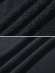 Hooded Fleece Jackets Thermal Warm Soft Fluffy Full Zip