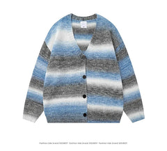 Cardigan V-neck Single Breasted