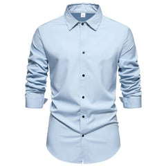 Regular Fit Long Sleeve Shirt Button Up