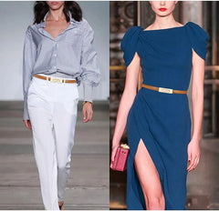 Ceinture en cuir verni