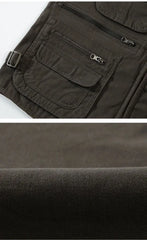 Fishing Cotton Sleeveless Vest With Many 16 Pockets