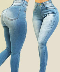 Jeans denim high waist jeans