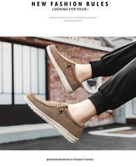 Leisure Sneakers Breathable Lightweight Outdoor Canvas Shoes