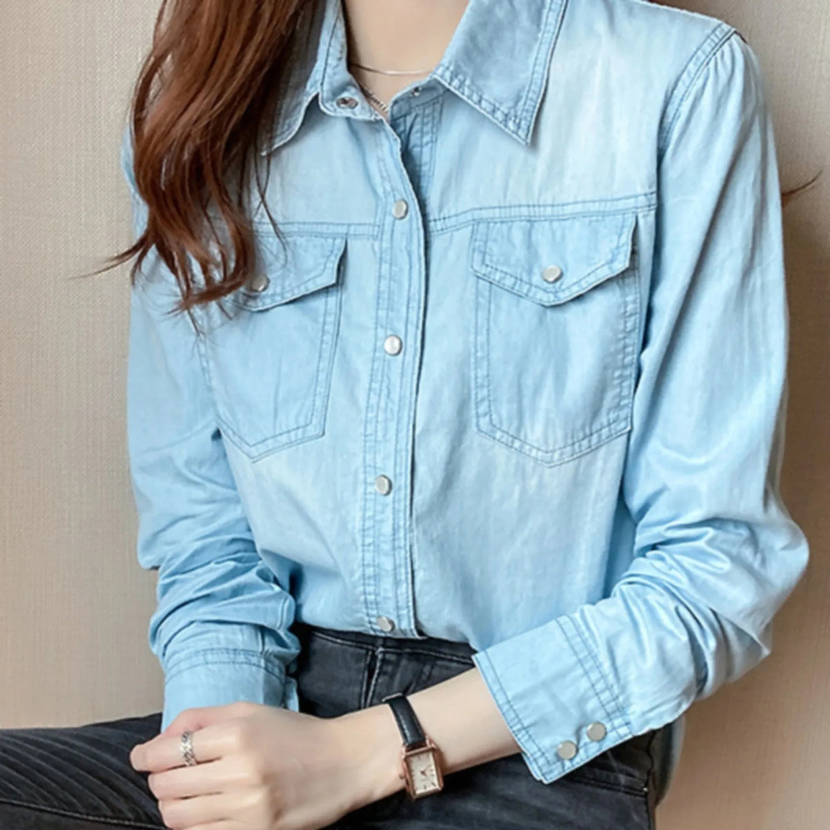 Chemise en jean