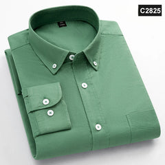 Classic fit fashion 100%Cotton long-sleeve shirt pocket slim fit