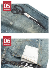 Distressed Vintage Pants Denim Shorts