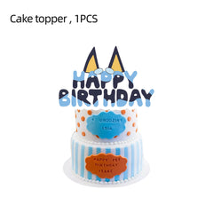 kids Birthday Party Decoration Supplies Tableware Plate Cup Napkin Tablecloth Cake Topper Balloon Banner Birthday Party Favors
