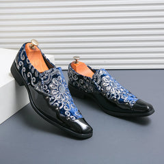 Loafers Fashion Tiger Gold metal Men Flats Shoe