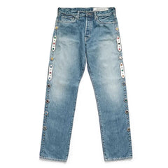 Classic Rivet Set Diamond Casual Cowboy Gemstone Craft Men Vintage Jeans Pants