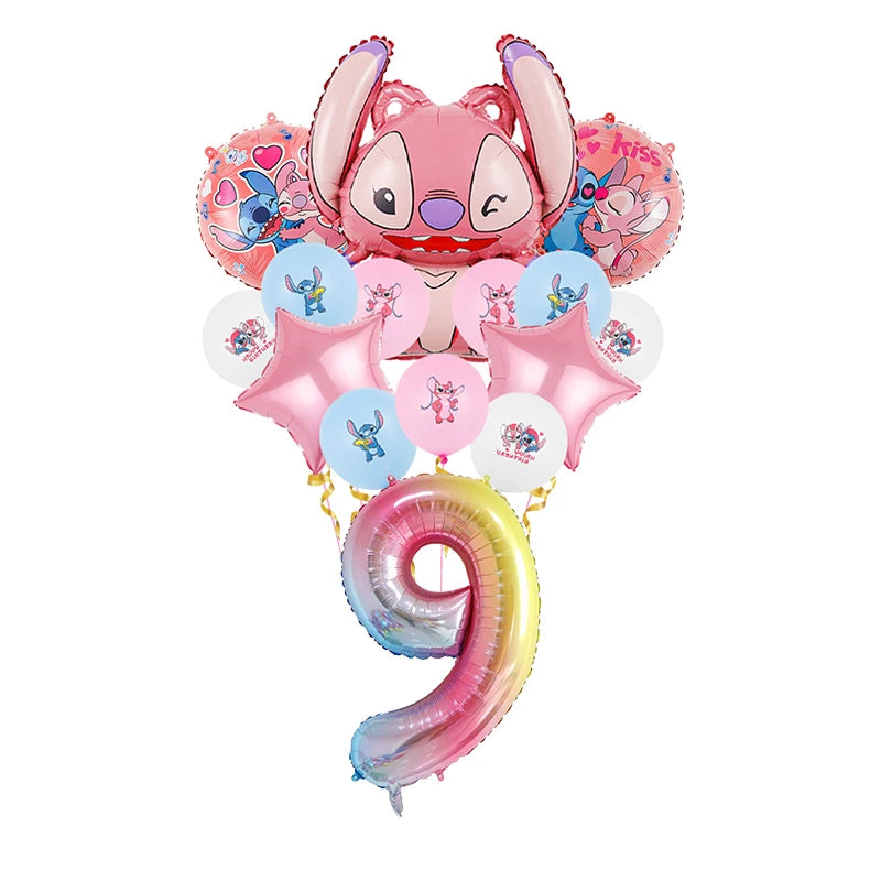 New Lilo And Stitch Birthday Party Decorations Supplies Stitch Balloon Paper Plates Cups Napinks Tablecloth Baby Shower For Girl