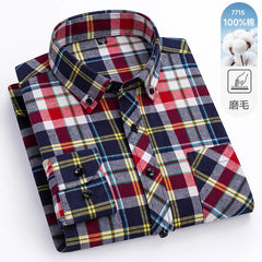 Flannel Plaid Long Sleeve Shirts