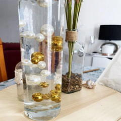 100Pcs DIY Floating Pearl Vase Filler, Decor for Desk Decoration, Party, Gift for Friend