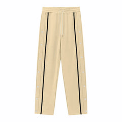 Coss-border leisure sports breasted loose straight drum draw rope large pant