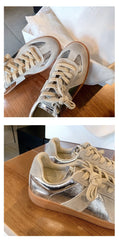 Vintage Wind Genuine Leather Board Shoes