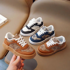 Sports Shoes Students Lace-up Light Sneakers for Girls Versatile Shoes