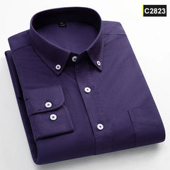 Classic fit fashion 100%Cotton long-sleeve shirt
