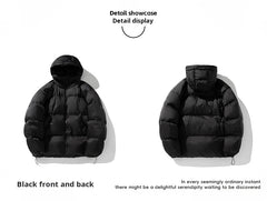 Padded Lightweight Plump Warm Waterproof Hooded down jacket