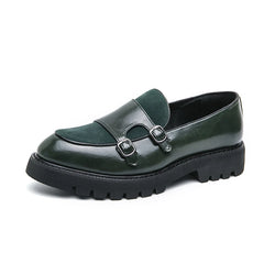 Leather Loafers Low Cut Daily Men's Driving Shoes Non Slip