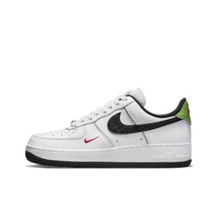 Nike Air Force 1 Low"Carabiner Swoosh"White Red Casual Retro Sneakers