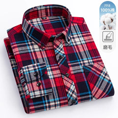 Flannel Plaid Long Sleeve Shirts