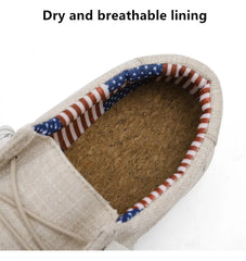 Leisure Sneakers Breathable Lightweight Outdoor Canvas Shoes