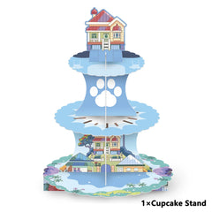 kids Birthday Party Decoration Supplies Tableware Plate Cup Napkin Tablecloth Cake Topper Balloon Banner Birthday Party Favors