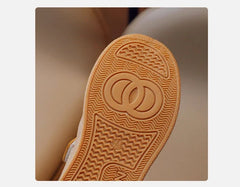 Sports Shoes Students Lace-up Light Sneakers for Girls Versatile Shoes