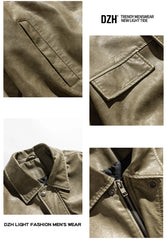 American Retro PU Leather Jacket