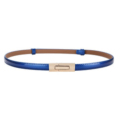 Ceinture en cuir verni