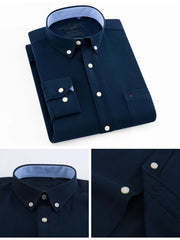 Stylish Cotton Blend Solid Shirt
