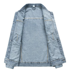 Vintage Distressed Denim Jacket