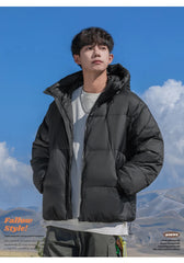 Padded Lightweight Plump Warm Waterproof Hooded down jacket