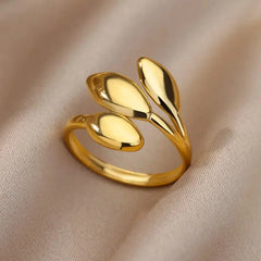 Gold Stainless Steel Rings