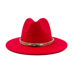 Wide Brimmed Jazz Hat Sombrero Hombre
