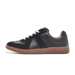 Sneakers unisexe en cuir véritable: chaussures décontractées pour hommes et femmes